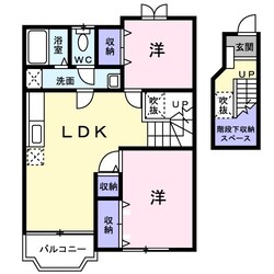 イーストサイド６１の物件間取画像